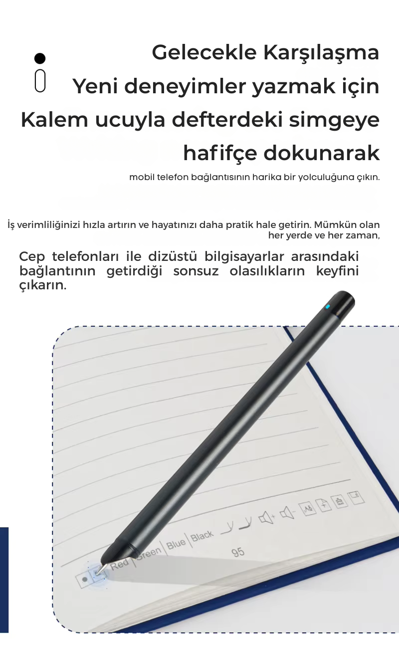 📌 Akıllı Yazı Kalemi – Gerçek Zamanlı Senkronizasyon, Yüksek Çözünürlük ve Kolay Paylaşım