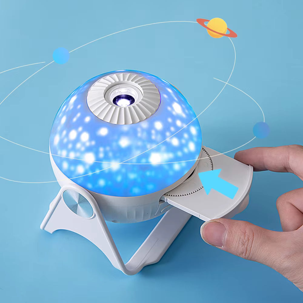 🌌 Planetarium LED Galaxy Yıldız Projeksiyon Gece Lambası – 7 in 1
