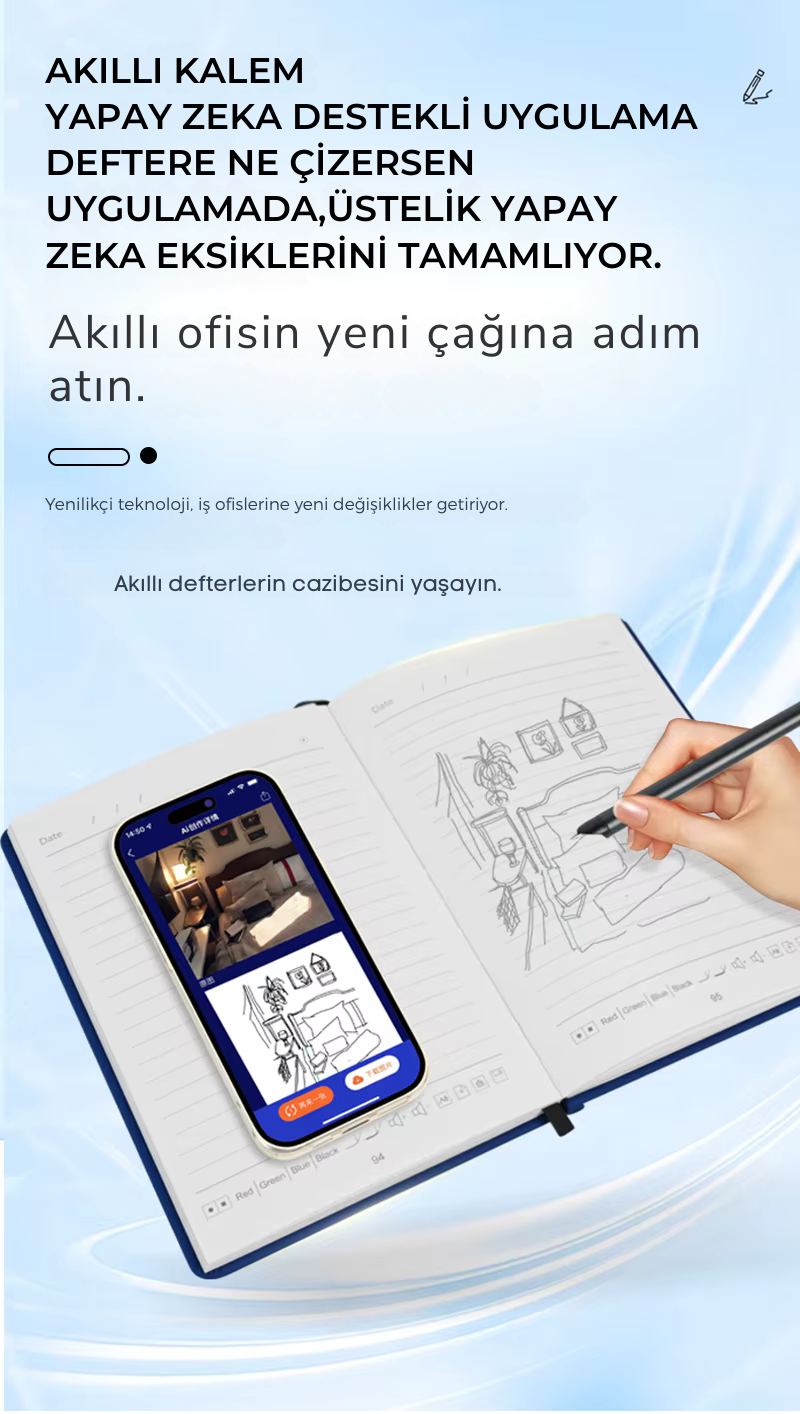 📌 Akıllı Yazı Kalemi – Gerçek Zamanlı Senkronizasyon, Yüksek Çözünürlük ve Kolay Paylaşım