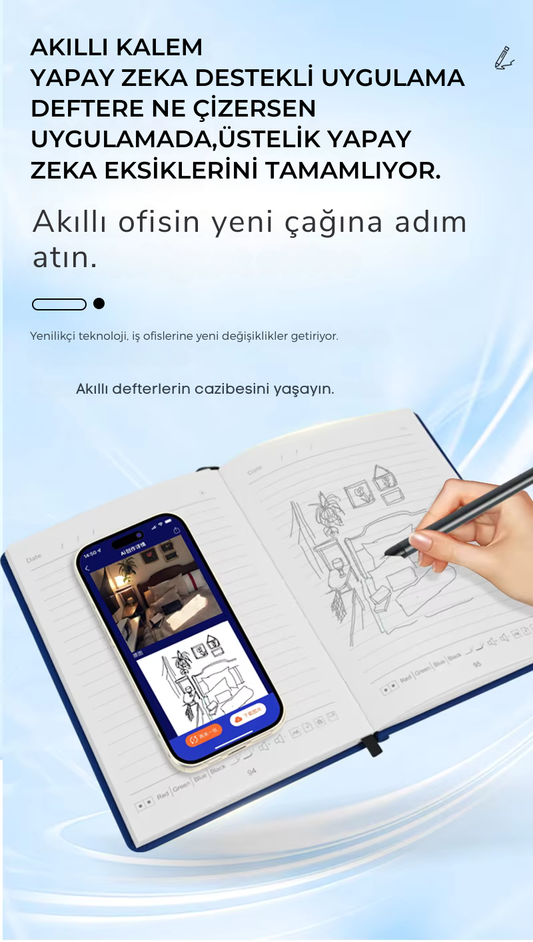 📌 Akıllı Yazı Kalemi – Gerçek Zamanlı Senkronizasyon, Yüksek Çözünürlük ve Kolay Paylaşım