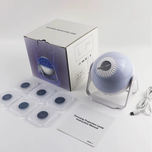 🌌 Planetarium LED Galaxy Yıldız Projeksiyon Gece Lambası – 7 in 1
