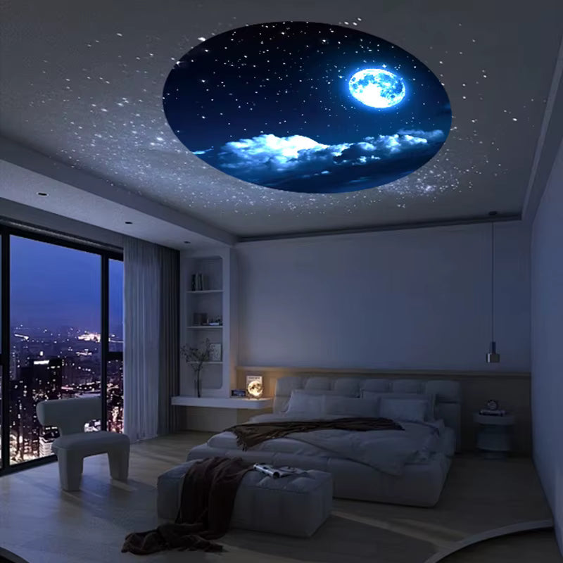 🌙 USB Ay ve Gezegen Projeksiyon Lambası – Değiştirilebilir LED Gece Lambası