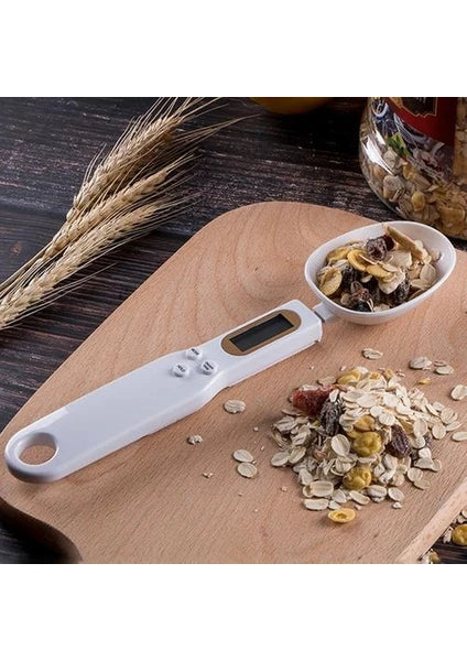 LCD Ekran Dijital Mutfak Ölçüm Kaşığı – Elektronik Hassas Tartı, Ölçekli Mini Kaşık, Pişirme ve Pastacılık İçin Hassas Ölçek