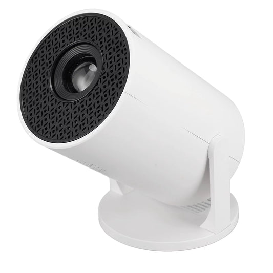 1080P LED Mini Projektör – 270° Döner Standlı, Wi-Fi & Kablosuz Uyumluluk, Android / TV Stick / Laptop