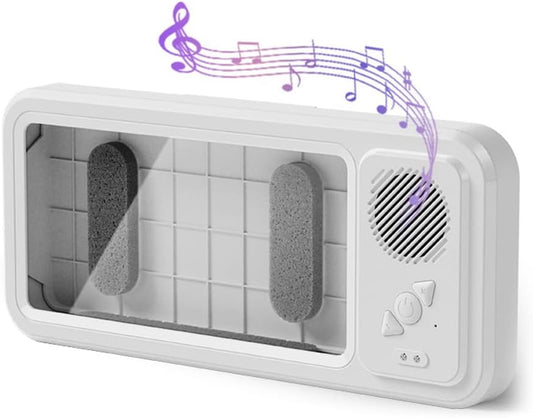 Bluetooth Müzik Destekli Su Geçirmez Telefon Kabı | Duvara Monte, Hoparlörlü, 360° Tam Koruma